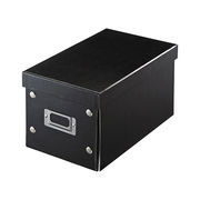 【5個セット】 サンワサプライ 組み立て式CD BOX(ブラック) FCD-MT3BKNX