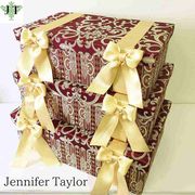 Jennifer Taylor ジェニファーテイラー☆ボックス3個セット・Poinsettia RE ポインセチア レッド