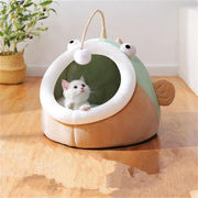INSスタイル 半密閉型 猫の家 寝床 ペット 猫のトイレ 冬 暖かい 四季 ユニバーサル 猫 用品