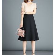 【大HIT記念 お見逃しなく!】韓国ファッション シンプル カジュアル 大人気 フレアスカート 新品