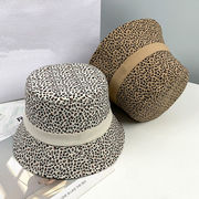 バケットハット　帽子　レオパード　UVカット　韓国ファッション　レディース　