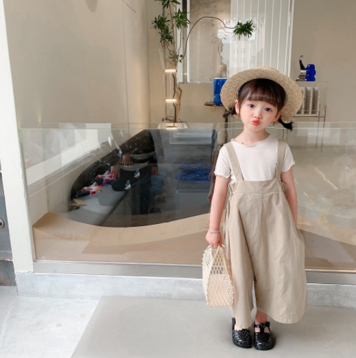 22春夏新作 韓国ファッション 子供用 ズボンつり 子供パンツ ズボン ゆとり 韓国子供服 Www Watsons Biz Id