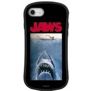 JAWS iPhone SE(第２世代)/8/7/6s/6対応 ハイブリッドガラスケース ロゴ JAWS-01A