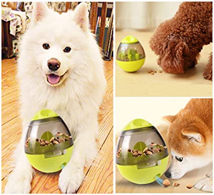 犬用 おやつボール 調節可能 噛むおもちゃ だるまボール IQステップボール 倒れないデザイン