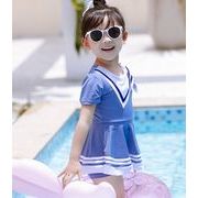 ハワイ 2022夏新作 人気 子供服  韓国風子供服  ベビー 子供用 連体水着 女の子   水着  キッズ水着2色