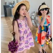 2022  夏新作！子供服   ワンピース  韓国子供服  ベビー服 人気    可愛い 韓国ファッション  2色