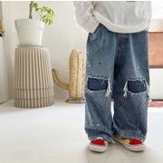 2022  韓国風子供服  子供服 可愛い ジーパン  ズボン  キッズ服  男女兼用   スラックス    ファッション