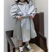 人気新作 子供服    韓国風子供服   ワンピース    可愛い スカート   トップス  長袖  キッズ服 2色