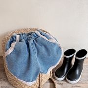 【春夏新作】韓国子供服   ショートパンツ   ベビー服   キッズ用   ズボン   ジーンズ
