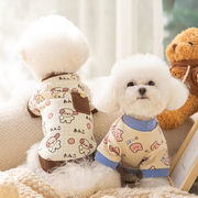 秋冬新作　小型犬服　ペット用品　犬服　暖か　可愛い　ネコ服　ペット服　