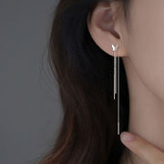 S925ポスト　ピアス　アクセサリー　耳飾り　デザイン　韓国風　お洒落