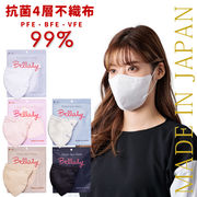 【日本製】Bellaty ベラッティマスク 4層不織布 使い捨て 個別包装 高性能マスク