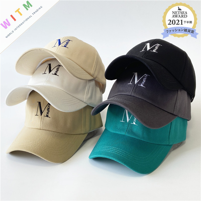 【即日発送可能】M字ロゴ キャップ 野球帽　サンバイザー 男女兼用 紫外線対策 UV対策 日よけ&nbsp;