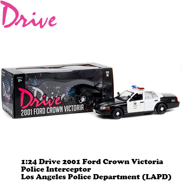 1:24 Drive 2001 FORD CROWN VICTORIA POLICE INTERCEPTOR LAPD【ドライヴ】ミニカー 有限会社  ステップス 問屋・仕入れ・卸・卸売の専門【仕入れならNETSEA】