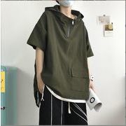 韓国風  Tシャツ　半袖Tシャツ　夏の新しい　カジュアルTシャツ　ファッションTシャツ★M-2X