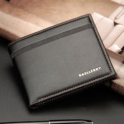 初回送料無料　ウォレット　ショートメンズ財布　横型マルチカードスロット　人気財布