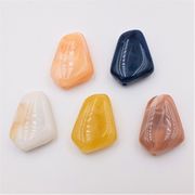 国内即納＆最安値【アソートペアセット】マーブル模様アクリルビーズ/幾何パーツ