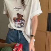 【2022夏服】韓国風レディース服 　トップス 　シンプル　おしゃれ　半袖　Tシャツ　
