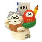 【ご紹介します！年中飾れる開運グッズ！Concombre FUKU福MONOシリーズ！】縁起かつぎ招き猫  学業成就