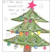 グリーティングカード クリスマス「クリスマスツリー」メッセージカード