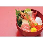 ポストカード カラー写真 日本風景シリーズ「海鮮丼」観光地 名所 メッセージカード