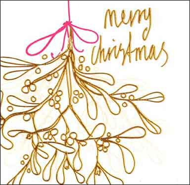 グリーティングカード クリスマス「飾り」メッセージカード