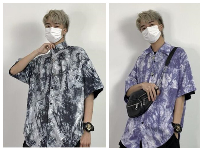 夏新入荷 男 トップス トレンド 韓国ファッション 半袖 シャツ カジュアル お洒落