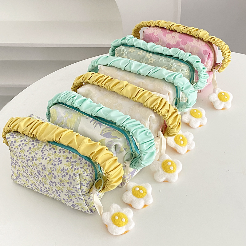 新作　収納バッグ　化粧ポーチ　収納袋　ミニー　フラワー　デザイン　エコバッグ　韓国ファッション