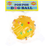 [販売終了] プープードッグボール Mサイズ 黄色 PT-DBT-2-3 1個入