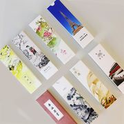 ステーショナリー 文房具 学生 中国風 美しいしおり 題簽 伝言のカード  便箋 連絡ノート 水墨画 写真