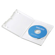【5個セット（10枚×5）】 サンワサプライ DVDトールケース(1枚収納・10枚セット・