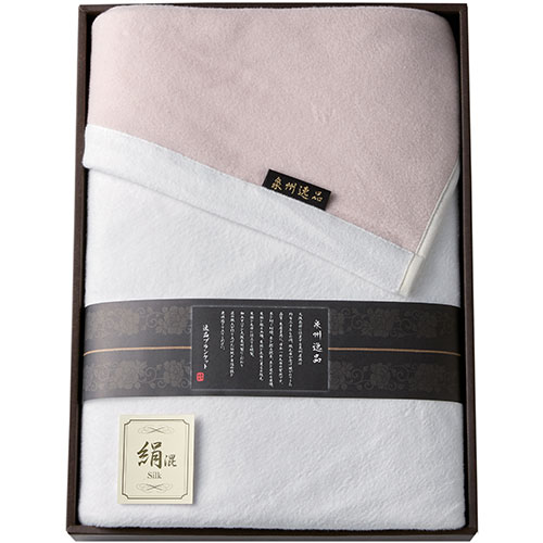 本多タオル 泉州逸品シルク混綿毛布(毛羽部分)1P IPPIN-01100