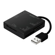 サンワサプライ USB2.0 カードリーダー 4スロット ブラック ADR-ML15BKN