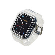 エレコム Apple Watch41mm用ソフトバンパーバンド一体型 AW-21BBBUC