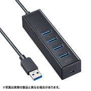 【5個セット】 サンワサプライ 磁石付USB3.2Gen1 4ポートハブ USB-3H40