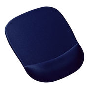 【5個セット】 サンワサプライ 低反発リストレスト付きマウスパッド(ブルー) MPD-MU