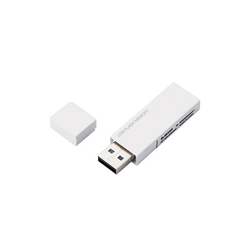 エレコム USBメモリー/USB2.0対応/セキュリティ機能対応/32GB/ホワイト MF