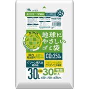 ＧＥ３５　再生エコマーク袋半透明　３０Ｌ増量３０枚 【ハウスホールドジャパン】 【ゴミ袋・ポリ袋】