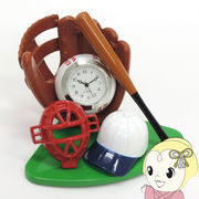置時計 ミニチュアクロックコレクション 野球 ベースボール おしゃれ　かわいい　インテリア　小さい ・