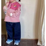 人気  ins  秋冬新作  カーディガン 子供服  人形の襟  アパレル シャツ  可愛い  女の子  ベビー服2色