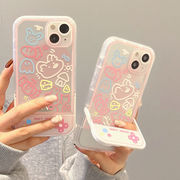 スマホケース★可愛い  iPhone14ケース スタンド 付き 耐衝撃 スマホケース 携帯カバー 韓国風