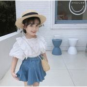 春夏新作　女の子　ｔシャツ　スカート　子供服　キッズ　韓国ファッション