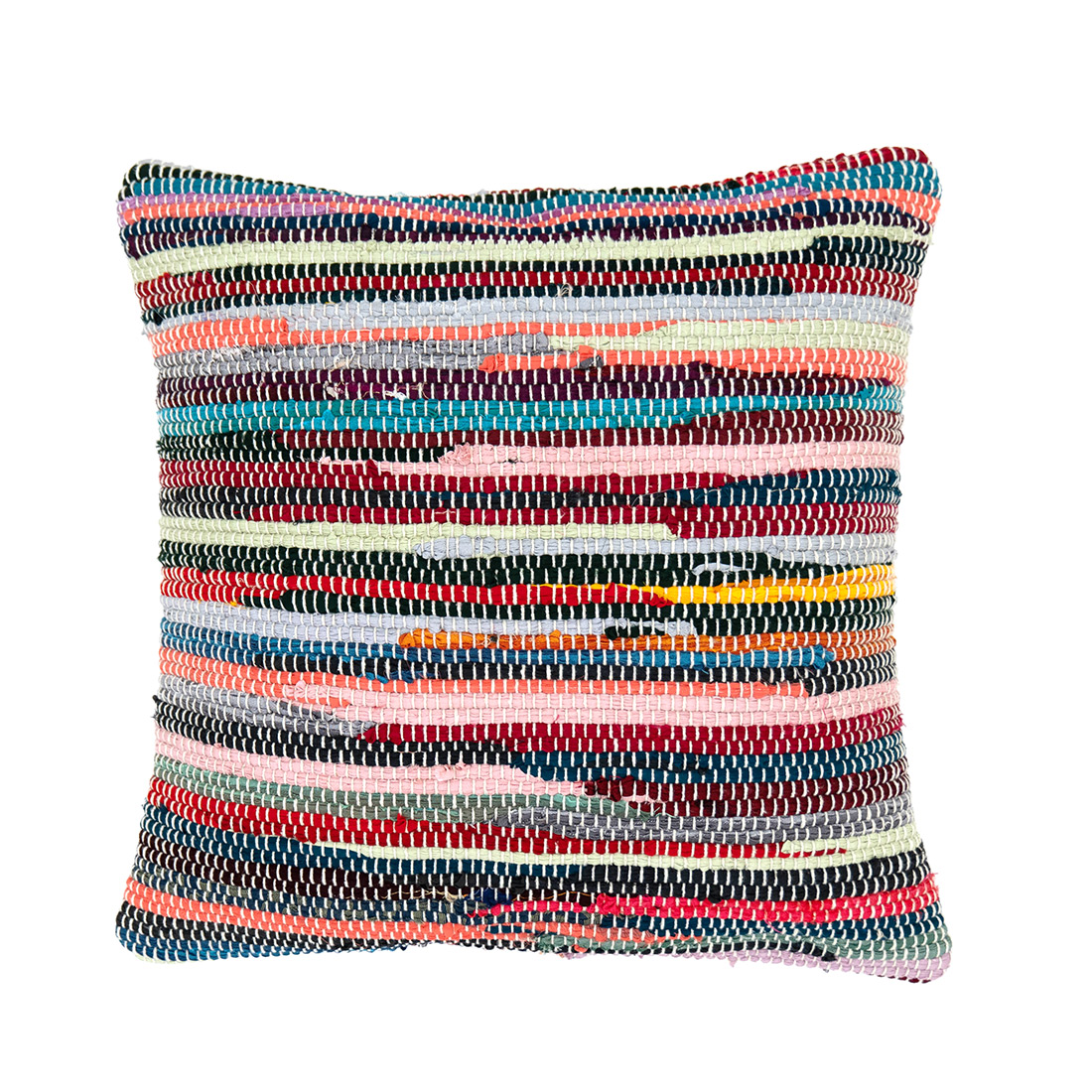 クッションカバー ミックスカラーチンディ[カラフル ストライプ