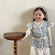 韓国風子供服   子供服  2点セット ベビー服 可愛い ワンピース カーディガン+ スカート 女の子