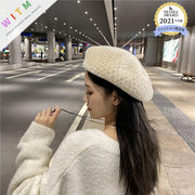 ベレー帽 ベレー ハット 帽子 レディース 小顔効果 ふわふわ 折りたたみ可能