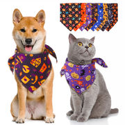 可愛いハロウィン変身服ペット用品 ★ ハロウィーンパーティー 小型犬の猫のハロウィーンの三角スカーフ
