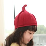 2022新品 韓国風子供服 子供帽子   帽子 ニット  キャップ 防寒 保温 伸縮 ニット帽 小顔効果 どんぐり帽