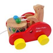 出産祝い１歳 2歳 3歳 知育玩具 誕生日 木製 カーキャリア  木のおもちゃ 積み木  車 小道具 子供用品
