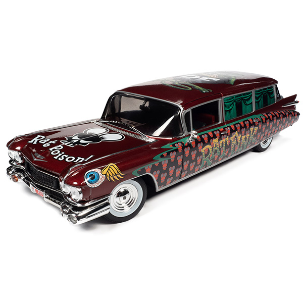 AUTO WORLD 1:18 RAT FINK 1959 CADILLAC ELDORADO HEARESE 【ラットフィンク】ミニカー 有限会社  ステップス | 卸売・ 問屋・仕入れの専門サイト【NETSEA】