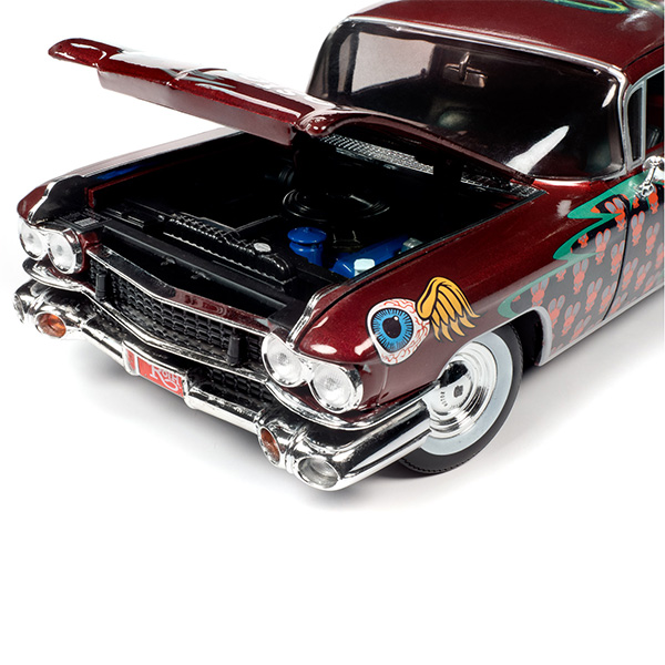AUTO WORLD 1:18 RAT FINK 1959 CADILLAC ELDORADO HEARESE